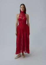 Load image into Gallery viewer, AW25 CROCHET 02 DRESS RED