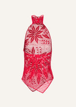 Load image into Gallery viewer, AW25 CROCHET 05 TOP RED