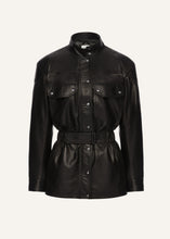 Load image into Gallery viewer, AW25 LEATHER 01 JACKET BLACK