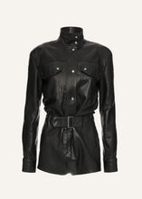 Load image into Gallery viewer, AW25 LEATHER 02 BODYSUIT BLACK