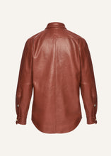 Load image into Gallery viewer, AW25 LEATHER 19 SHIRT BORDEAUX