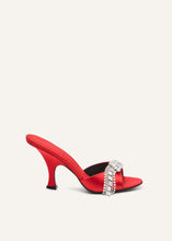 Load image into Gallery viewer, AW25 SANDALS SATIN RED
