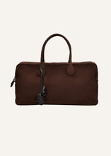 Load image into Gallery viewer, PF24 LARGE BRIGITTE BAG BROWN SUEDE