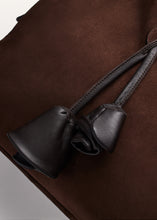 Load image into Gallery viewer, PF24 LARGE BRIGITTE BAG BROWN SUEDE