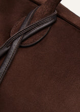 Load image into Gallery viewer, PF24 LARGE BRIGITTE BAG BROWN SUEDE
