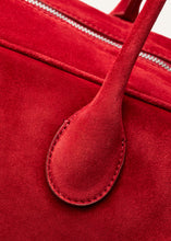 Load image into Gallery viewer, PF25 LARGE BRIGITTE BAG SUEDE RED