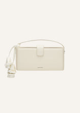 Load image into Gallery viewer, Apolonia bag in cream leather with flower charm
