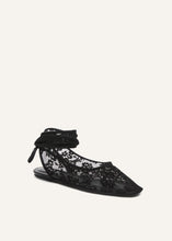 Load image into Gallery viewer, AW25 BALLET FLATS LACE BLACK
