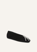Load image into Gallery viewer, AW25 BALLET FLATS VELVET BLACK
