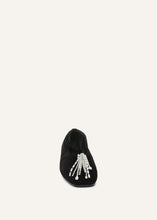 Load image into Gallery viewer, AW25 BALLET FLATS VELVET BLACK
