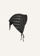 Load image into Gallery viewer, AW25 CROCHET 07 SCARF BLACK
