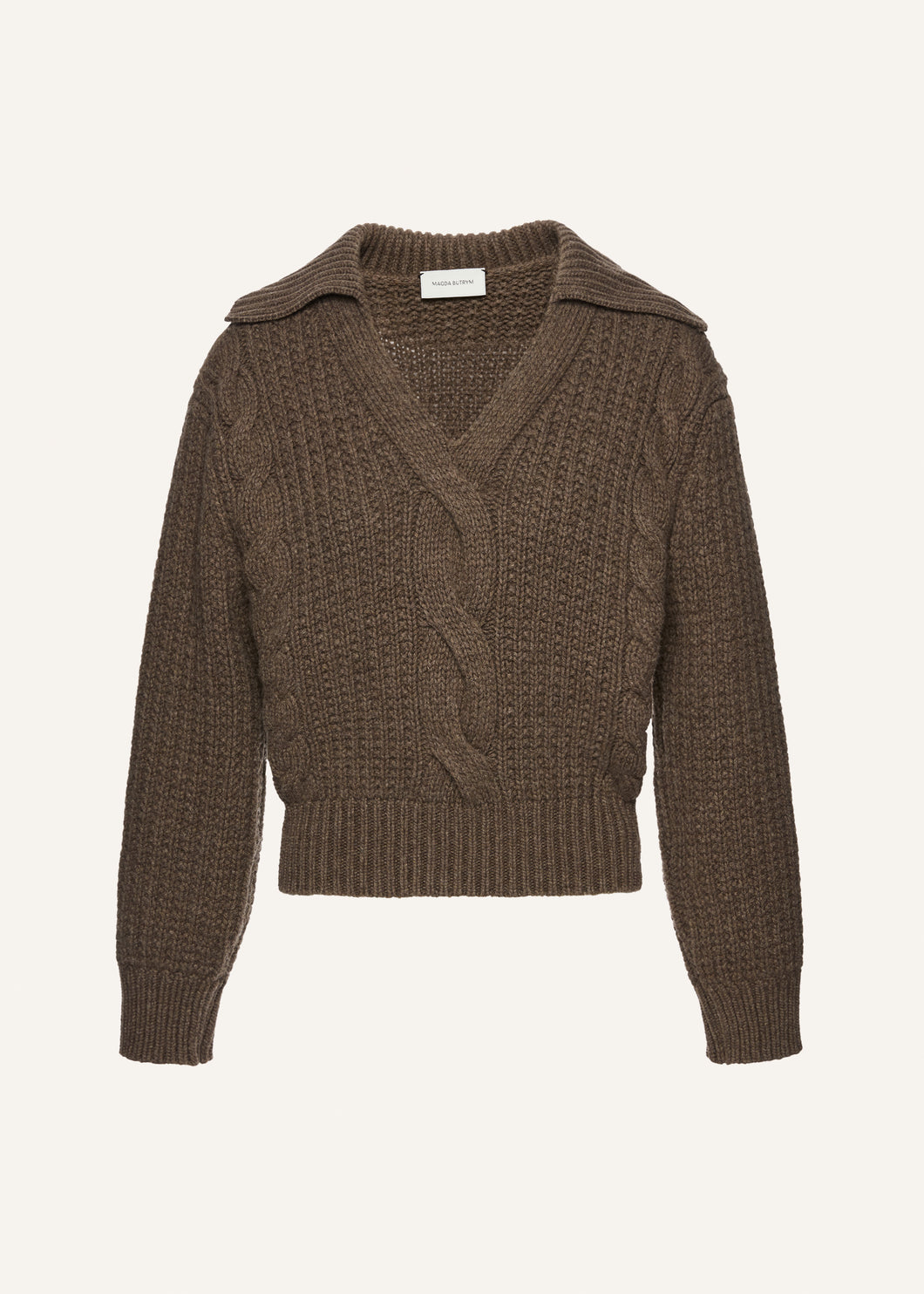 AW25 KNITWEAR 03 SWEATER BROWN
