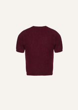 Load image into Gallery viewer, AW25 KNITWEAR 05 TOP BORDEAUX
