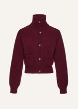 Load image into Gallery viewer, AW25 KNITWEAR 06 CARDIGAN BORDEAUX
