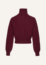 Load image into Gallery viewer, AW25 KNITWEAR 06 CARDIGAN BORDEAUX
