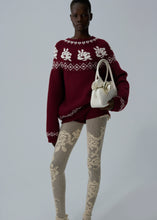 Load image into Gallery viewer, AW25 KNITWEAR 19 SHORTS BORDEAUX
