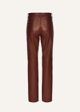 Load image into Gallery viewer, AW25 LEATHER 07 PANTS BORDEAUX
