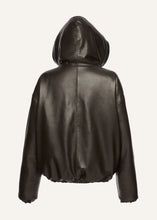 Load image into Gallery viewer, AW25 LEATHER 08 HOODIE BLACK

