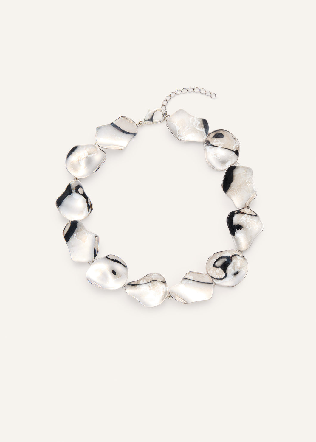 AW25 NECKLACE 03 RHODIUM