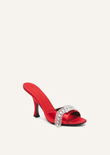 Load image into Gallery viewer, AW25 SANDALS SATIN RED
