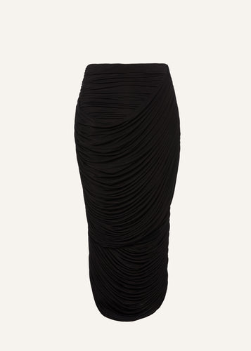 AW25 SKIRT 01 BLACK