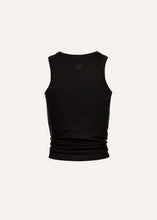 Load image into Gallery viewer, Knotted tank top in black
