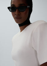 Load image into Gallery viewer, Ribbed short sleeve bodysuit in cream
