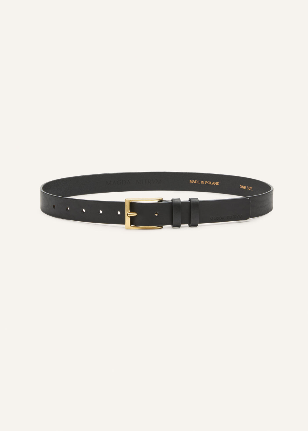 PF25 BELT 03 BLACK GOLD