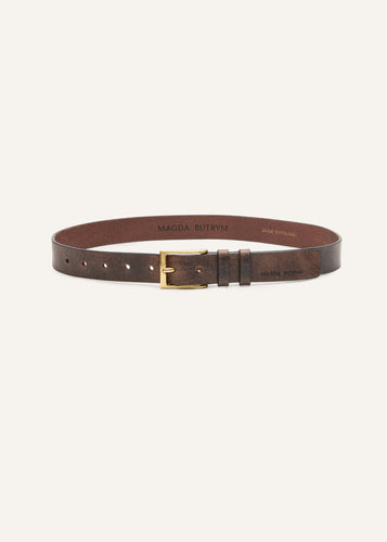 PF25 BELT 05 BURGUNDY GOLD