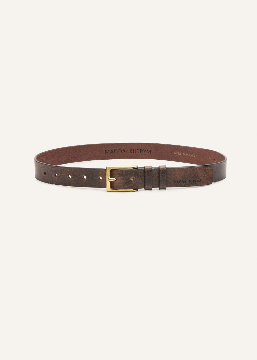 PF25 BELT 05 BURGUNDY GOLD