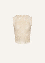 Load image into Gallery viewer, PF25 CROCHET 03 TOP CREAM
