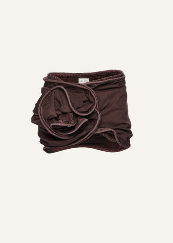PF25 DENIM 06 SKIRT BROWN