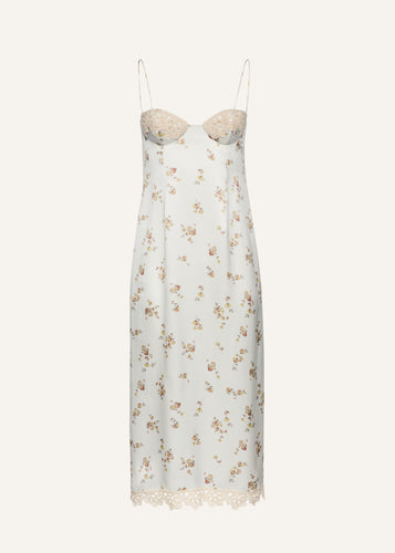 PF25 DRESS 14 CREAM PRINT