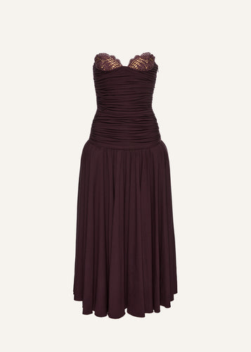 PF25 DRESS 28 BORDEAUX
