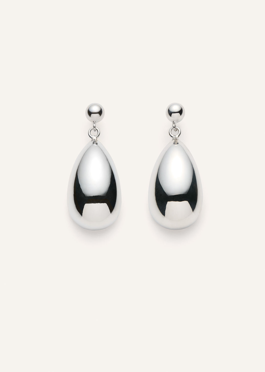 PF25 EARRINGS 17 RHODIUM