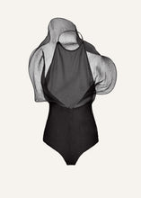 Load image into Gallery viewer, Silk organza bodysuit in black
