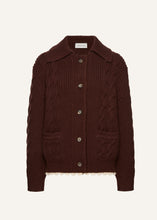 Load image into Gallery viewer, PF25 KNITWEAR 05 CARDIGAN BROWN
