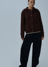 Load image into Gallery viewer, PF25 KNITWEAR 05 CARDIGAN BROWN

