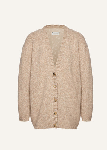 PF25 KNITWEAR 09 CARDIGAN BEIGE