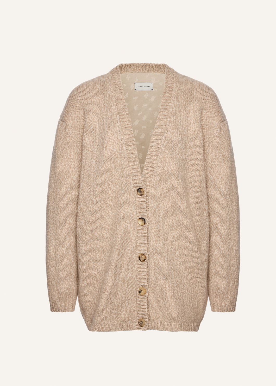 PF25 KNITWEAR 09 CARDIGAN BEIGE