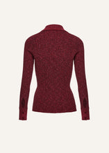 Load image into Gallery viewer, PF25 KNITWEAR 21 CARDIGAN BORDEAUX

