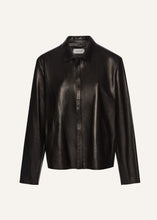 Load image into Gallery viewer, PF25 LEATHER 01 SHIRT BLACK
