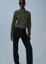 Load image into Gallery viewer, PF25 LEATHER 04 JACKET GREEN SUEDE
