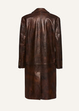 Load image into Gallery viewer, PF25 LEATHER 05 COAT BROWN
