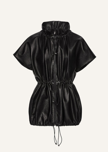 PF25 LEATHER 07 JACKET BLACK