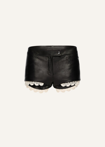 PF25 LEATHER 11 SHORTS BLACK