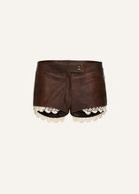 Load image into Gallery viewer, PF25 LEATHER 11 SHORTS BROWN
