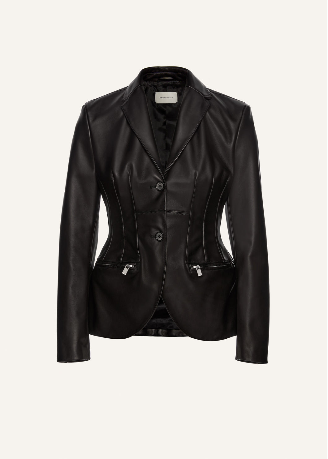 PF25 LEATHER 14 BLAZER BLACK