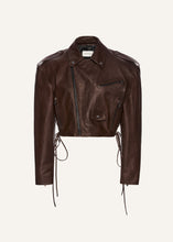 Load image into Gallery viewer, PF25 LEATHER 19 JACKET BROWN
