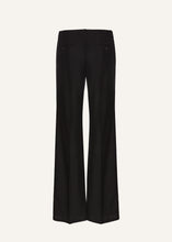 Load image into Gallery viewer, Front-pleat classic trousers in black
